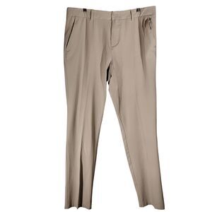 Under Armour pants mens 38x34 ivory Iso chill taper leg golf Summit 1350051